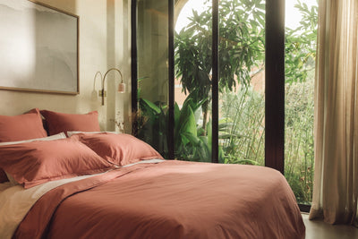 How to Style Our Coral Percale Color: A Burst of Vibrancy for Your Bedroom