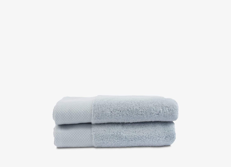 Set of 2 envello light blue cotton Hand Towels