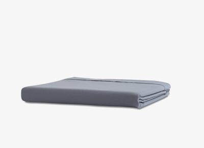 envello dark grey cotton Premium Percale flat sheet