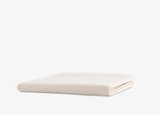 envello bone coloured cotton Premium Percale flat sheet